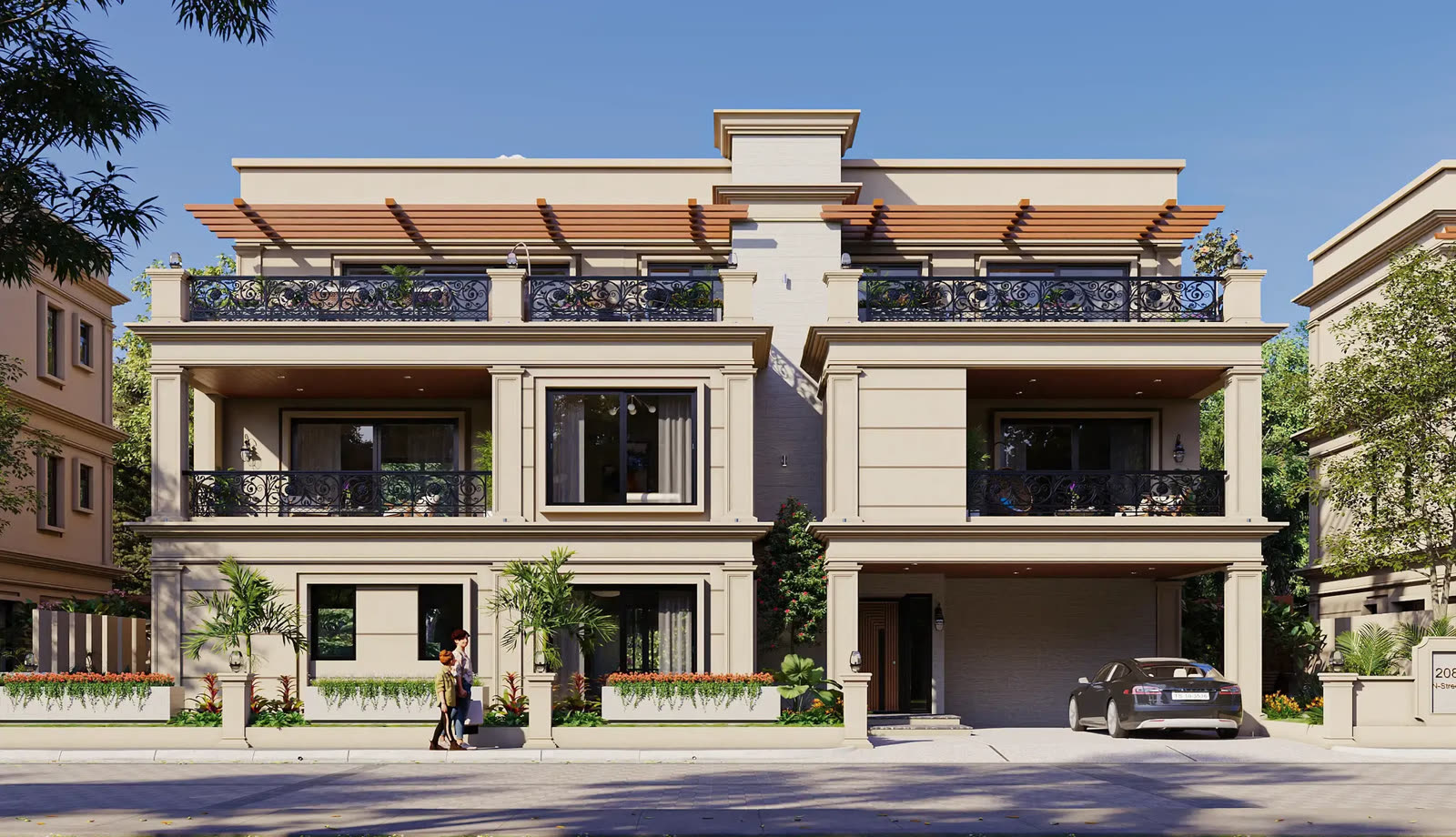 Serenity villa elevation